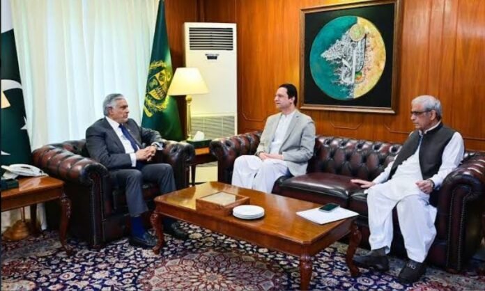 Ishaq Dar, AJK PM discuss regional economic growth and social progress Ishaq Dar, AJK PM discuss regional economic growth and social progress