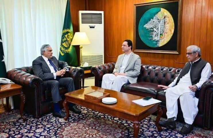 Ishaq Dar, AJK PM discuss regional economic growth and social progress Ishaq Dar, AJK PM discuss regional economic growth and social progress