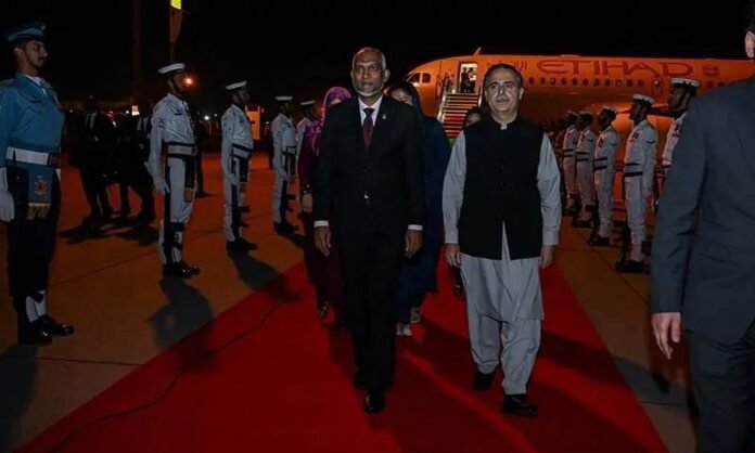 Maldives President arrives in Pakistan for three-day state visit Maldives President arrives in Pakistan for three-day state visit